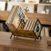 Vinyl Record Storage Rack Adjustable Shelf | EXTG