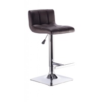 Set of 2 Chocolate Elkin Bar Stools with Gas Lift 