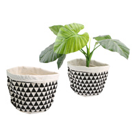 Triangles Medium Storage Basket 25 x 25cm