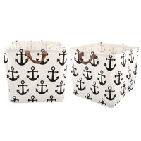 Anchors Cube Storage Basket 33 x 33 x 33cm