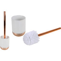 Stoten Toilet Brush Holder W/ Red Copper Style Bottom