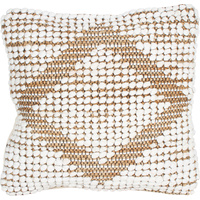Bihu Cotton Jute Cushion Cover Hand Knit Bobble 45X45Cm
