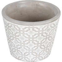 Concrete Pot 12.5X12.5X10.2Cm Tapered Round Aztec