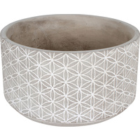 Concrete Pot 18.5X18.5X10.2Cm Round Kaleidoscope Small