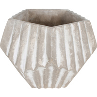 Concrete Pot 14X14X10.5Cm Abstract Polygon Shape
