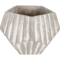 Concrete Pot 14X14X10.5Cm Abstract Polygon Shape