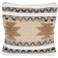 Deno Cushion Jute And Denim 45X45cm
