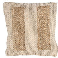 Strela Cotton Shunnil Filled Cotton Jute Throw Cushion 45X45cm