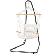 Hammock Chair with Heavy Duty Steel Stand - Hanging Swing Seat
