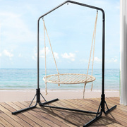 Kids Outdoor Nest Spider Web Swing Hammock Chair With Stand Garden 100Cm