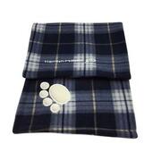 Blue Tartan Dog Blanket 