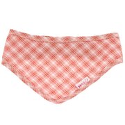Pink Tartan Dog Bandana Size Small 