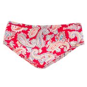 Red Paisley Dog Bandana Size Large 