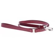 Hamish Red Leather Dog Lead 