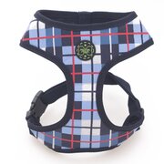 Tartan Blue Dog Harness Size Medium