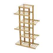6 Tiers Premium Bamboo Wooden Plant Stand In/outdoor Garden Planter Flower shelf