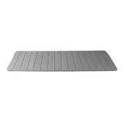 Bathroom Floor Mat Large Grey