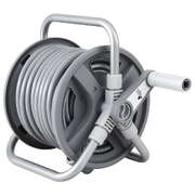 20m Retractable Garden Hose Reel Heavy Duty 1/2" Hose Auto Rewind
