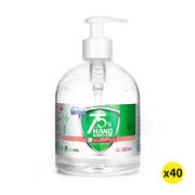 Cleace 40x Hand Sanitiser Sanitizer Instant Gel Wash 75% Alcohol 500ML
