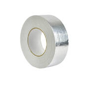 Reinforced Aluminium Foil Tape Insulation Heating Duct Silver 50mm x 50M