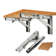 2Pcs 16" Folding Wall Shelf Bench