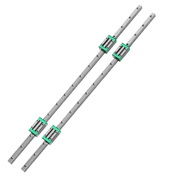 Linear Guide Rail 2PCS 1200mm + 4PCS HGH20CA Slider Block Bearing Steel CNC
