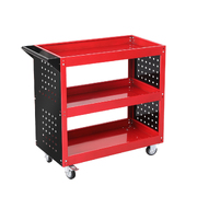 Tool Trolley Cart 3 Tier Red