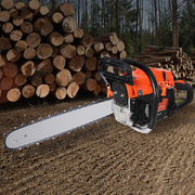  Chainsaw Commercial E-Start Pruning Petrol Chain Saw Wood 