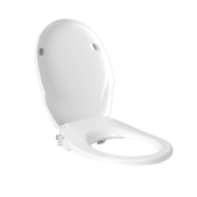 Non Electric Bidet Toilet Seat Dual Nozzles Cover Bathroom Spray Water Wash