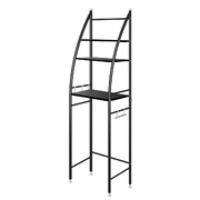 3 Tier Over Toilet Storage Shelf Black