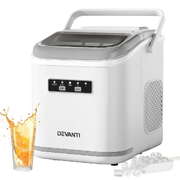 Ice Maker Machine Portable 12kg Countertop w/Self Cleaning 1.3L White