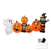  Halloween Inflatables LED Lights Blow Up Scary Pumpkin Outdoor Yard Decor