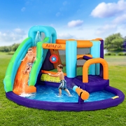 AquaAdventure Bliss: The Ultimate Inflatable Water Slide Castle for Kids!