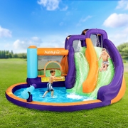 Unleash the Fun with Our Outdoor Inflatable Water Slide and Double Jumping Castle