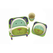 BAMBOOZOO DINNERWARE DOG 5PCS
