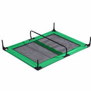 Heavy Duty Pet Bed Trampoline Dog Puppy Cat Hammock Mesh  Canvas XL Grey