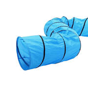 60CMx4.5M Outdoor Pet Dog Agility Training Activity Exercise Long Tunnel