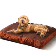 Pet Bed Mattress Dog Cat Pad Cushion Soft Warm Washable L Brown