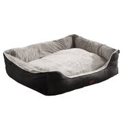 Pet Bed Mattress Dog Cat Pad Mat Puppy Cushion Soft Warm Washable L Grey