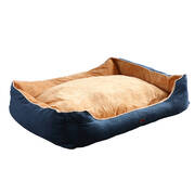 Pet Bed Mattress Dog Cat Pad Mat Puppy Cushion Soft Warm Washable 3XL Blue