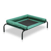 Small Green Heavy Duty Pet Bed Bolster Trampoline