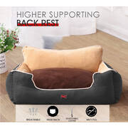 Pet Bed Dog Puppy Beds Cushion Pad Pads Soft Plush Cat Pillow Mat Grey XXL