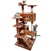 Pet Cat Tree Scratching Post Scratcher Trees Gym House Condo Furniture Wood