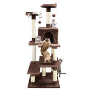 1.7M Cat Scratching Post Tree Gym House Condo Furniture Scratcher Tower