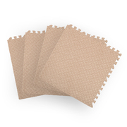 Kids Play Mat Foldable Waterproof Carpet Baby Crawling Mats Beige 