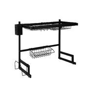 Dish Drying Rack Over Sink Stainless Steel 2 Tier 65CM