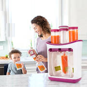 Infant Baby Feeding Food Squeeze Station Toddler Fruit Maker Dispenser Station