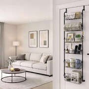 Over Door Pantry Organiser 6 Tier Metal Rack | EXTG