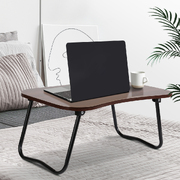 Portable Bed Tray Table - Dark Wood