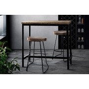 Vintage Industrial High Bar Table for Stool Kitchen Cafe Desk Dark Brown